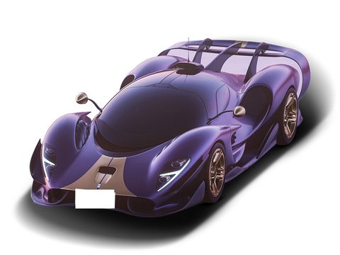 De Tomaso P900 车型外观图