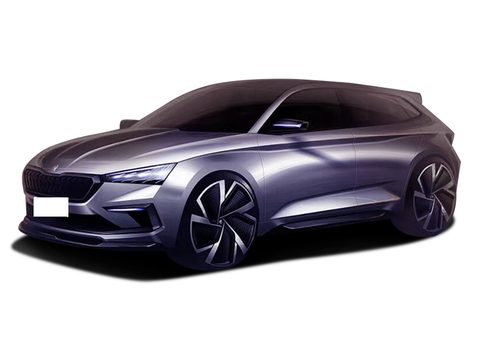 斯柯达VISION RS 车型外观图