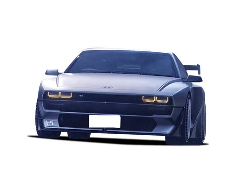 现代N Vision 74 车型外观图
